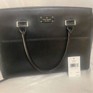 Kate Spade Black Crossbody Bag with Structured Design
